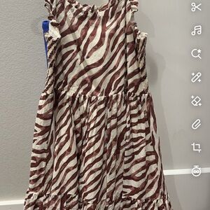 Janie & Jack Zebra Print Kids Dress